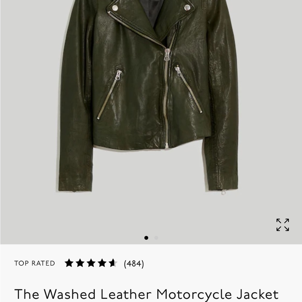 Madewell Moto Green Women's Jacket